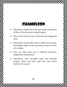 chameleon text